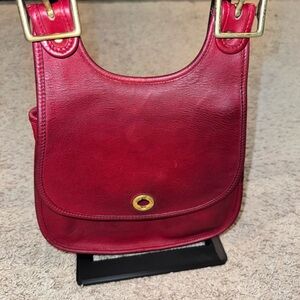 Coach vintage crescent saddle Red Bag